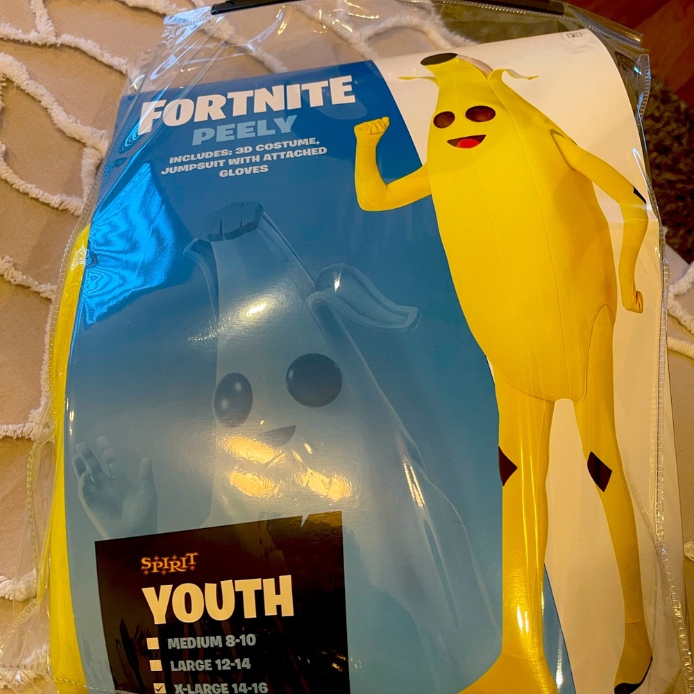 Fortnite peely youth Halloween costume